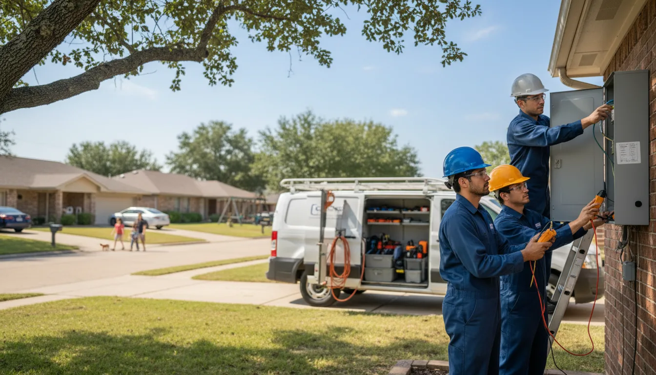 Certified electrician providing emergency electrical services in Weston, OH